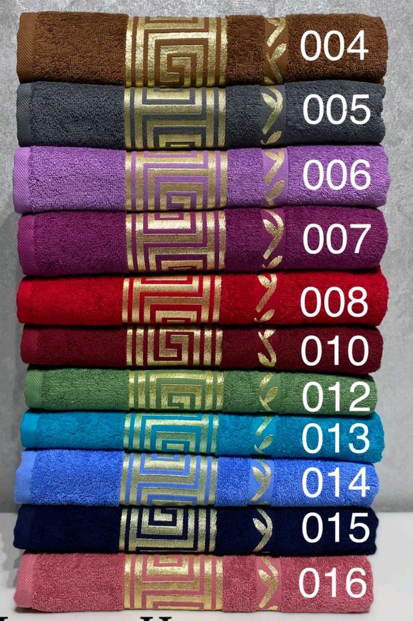 Рушник один великий махровий 100 на 150 см малюнок Цезар 11 кольорів ТТ100150, фото 1