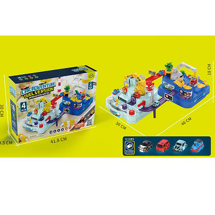 Гараж іграшковий машинки 4шт 207A