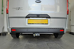 Фаркоп Ford Transit Custom 2012-2023 (Tourneo Custom) без підрізання бампера Швидкознімний автомат на ручці