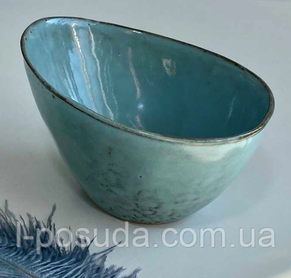 Керамічний салатник овал "Ретро", 15*13*10 см, фото 1