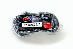Велосипедна камера Wanda TUB-063 Black 12 1/2x2 1/4 кривий сосок