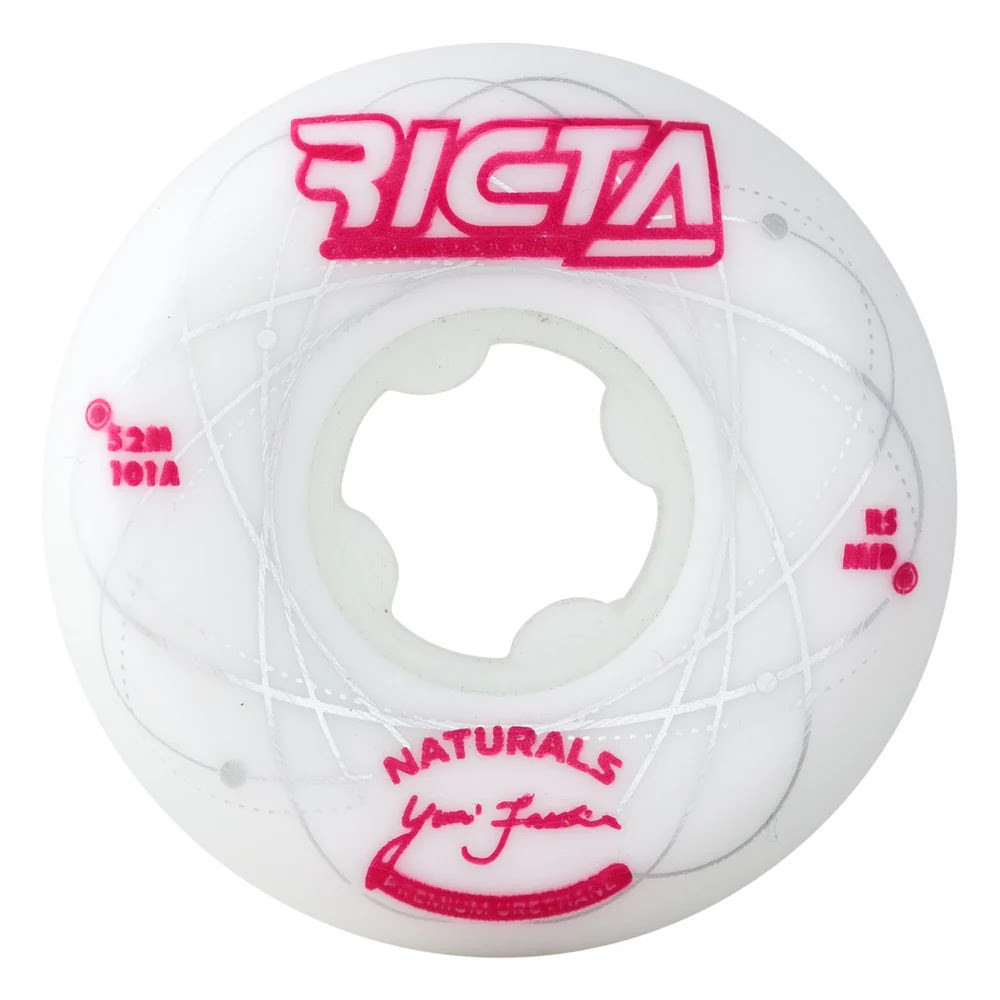 Колеса для скейтборду Ricta 52 mm Facchini Orbital Naturals White Metallic Red Mid 101A