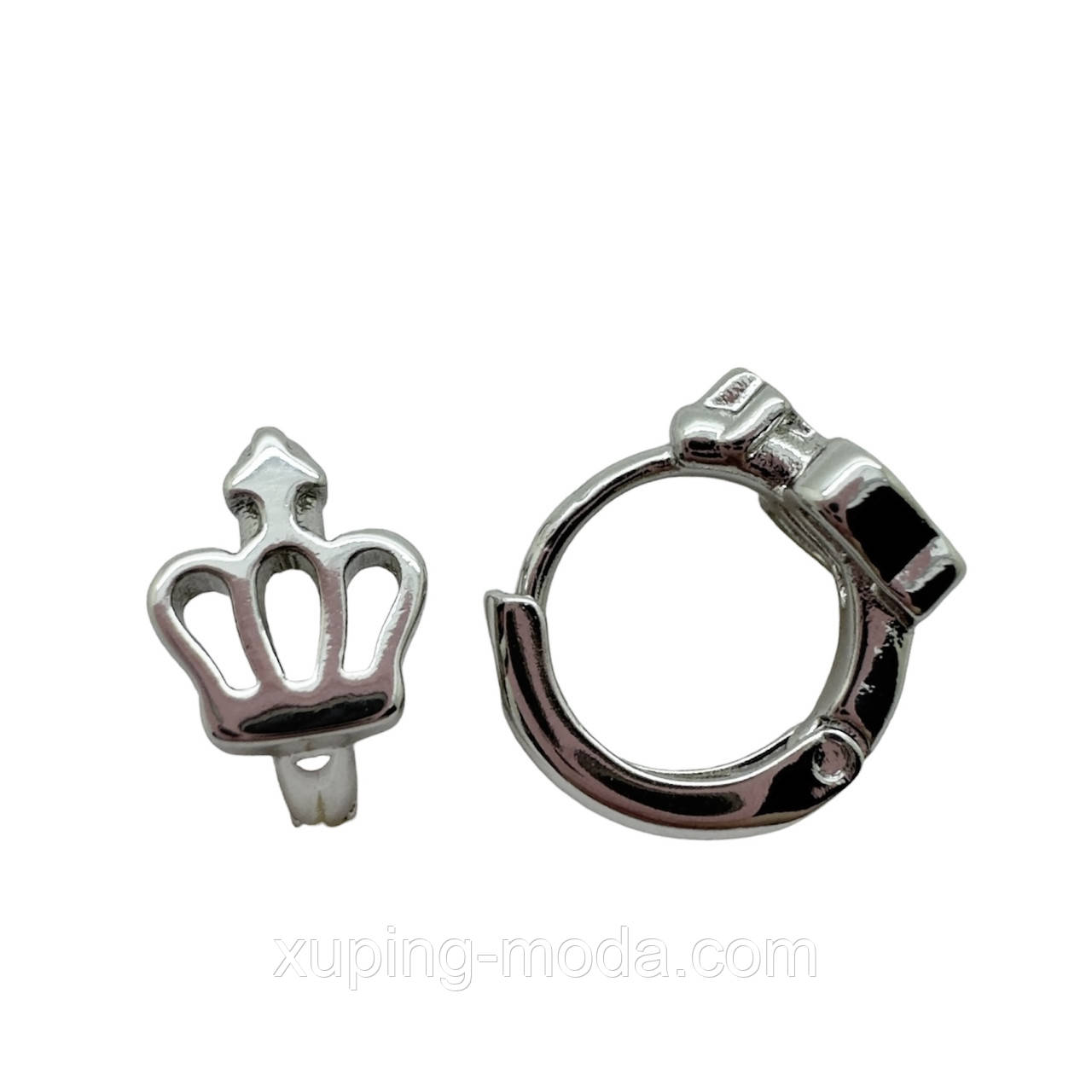 Сережки xuping. 10 мм. Родій, фото 1