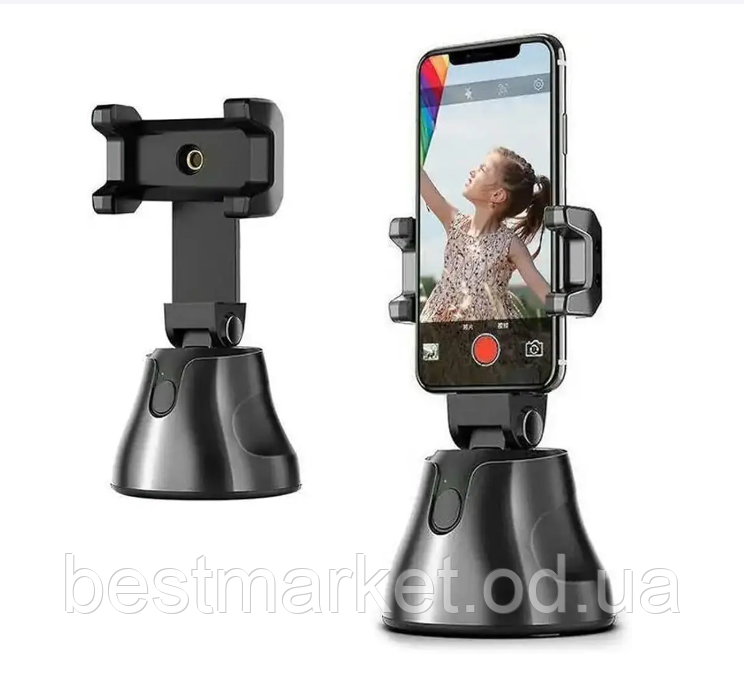 Розумний настільний штатив для телефона з датчиком руху Holder Robot Cameraman 360 / Смарт штатив