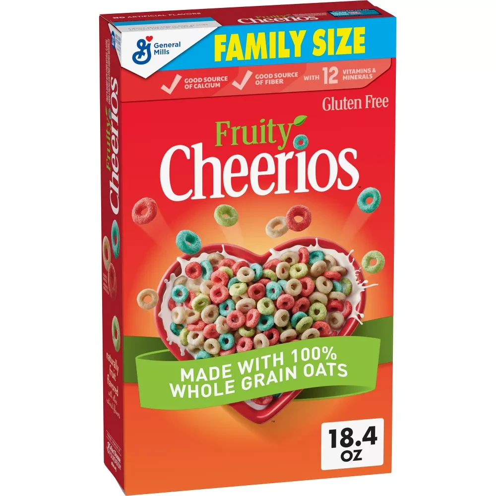 Сухий сніданок Fruity Cheerios Family Size 520г, фото 1