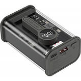 Оригінал! Батарея універсальна Gembird 9000mAh, QC3.0, Transparent (PB09-TQC3-01) - Вища Якість!, фото 3