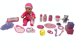 Великий пупс у комплекті з аксесуарами You & Me 14 inch Baby Doll Starter Kit-aucasian