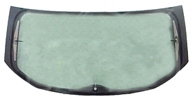 Скло заднє з підігрівом Seat Ibiza 09-17 3D HB Securit 1 отв.