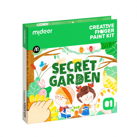 Набір для творчого малювання пальчиками Таємничий сад Mideer toys