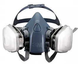 Респіратор напівмаска 3М 7502 повний комплект. Розмір M Маска ЗМ