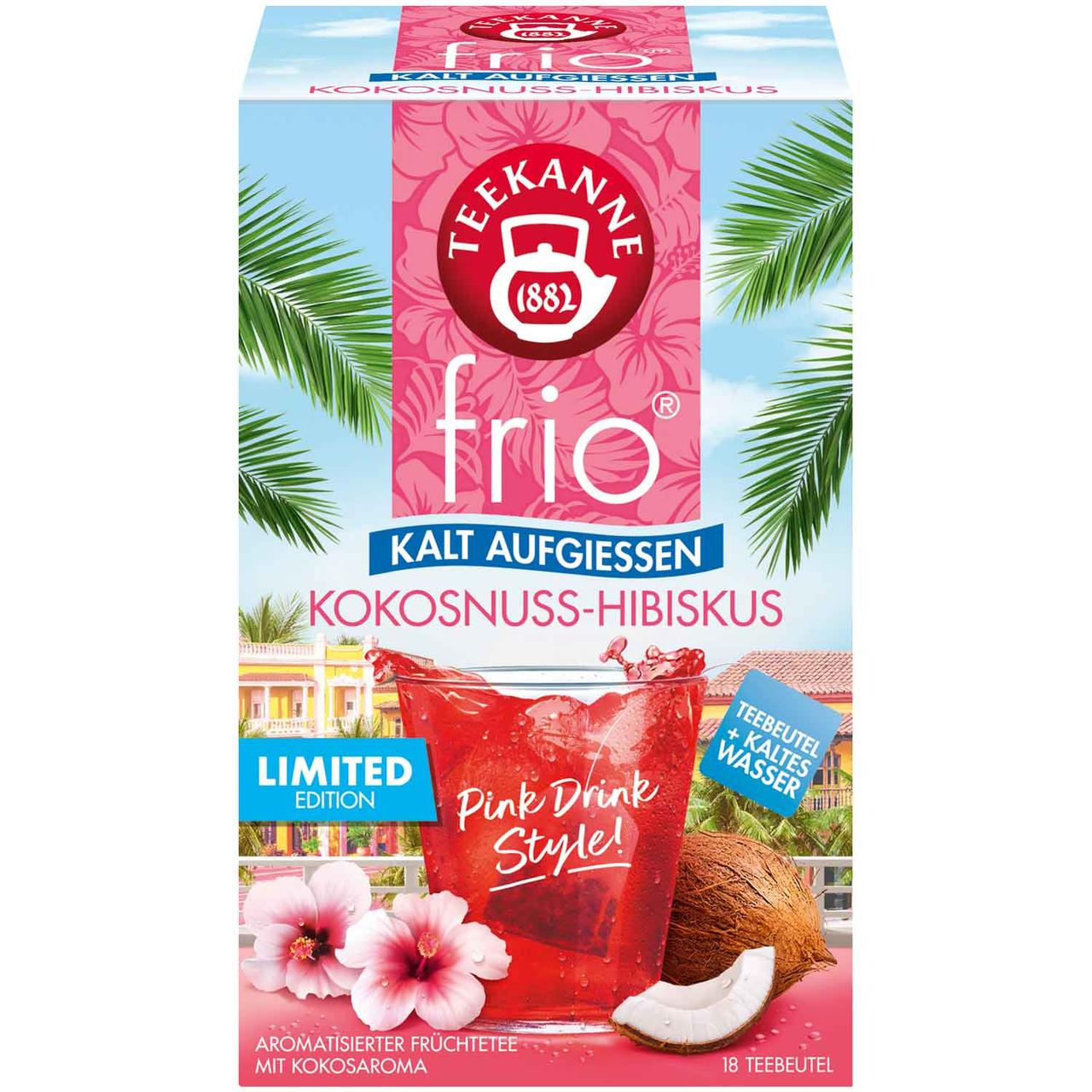 Чай Teekanne Frio Kokosnuss Hibiskus 18s 45g (ID#2321918384), цена: 182 ...