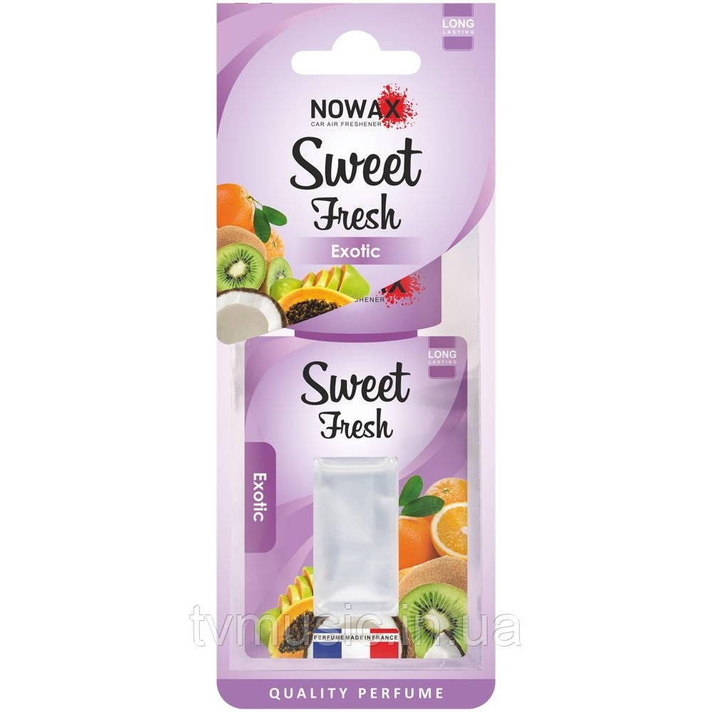 Ароматизатор в машину Nowax Sweet Fresh Exotic 5 мл (NX07724)