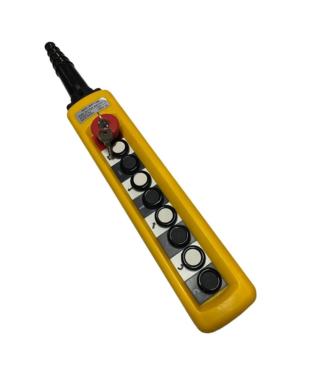 Пульт керування XAL-B3-8713К 8 кнопки+СТОП IP65 з ключем 8NO+1NC Ny95505362