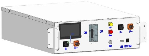Блок управління BMS DEYE HVB750V/100A-EU, для акумуляторного кластера BOS-G, HV