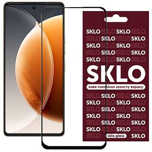 Загартоване захисне скло SKLO 3D Full Glue для TECNO Camon 30 (CL6) | завтовшки 0.33 мм Чорний