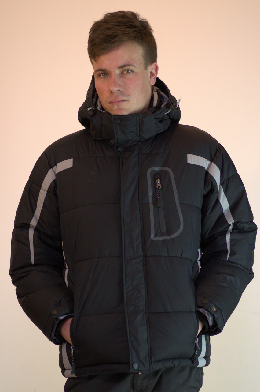 Куртка чоловіча зимова тканини холлофайбер F50