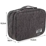 Сумка органайзер для кабелів , гаджетів та зарядних пристроїв Trizand 23172 Польща, фото 5