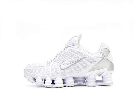 Кросівки Nike Shox TL White | Стиль та підтримка стопи для бігу та прогулянок, фото 1
