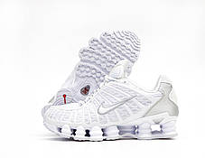 Кросівки Nike Shox TL White | Стиль та підтримка стопи для бігу та прогулянок, фото 3