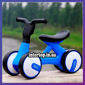 Дитяча каталка-толокар Мотоцикл M 4086 синій