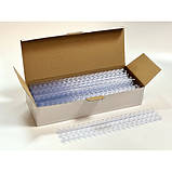 Пружини пластикові 10 мм, прозорі (100 шт.) (пач.), фото 2