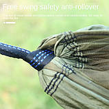 Гамак 260*140см з москітною сіткою до 300кг + тент камуфляж, фото 10