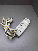 Подовжувач мережевий фільтр Б/У Подовжувач 3 розетки 2 м