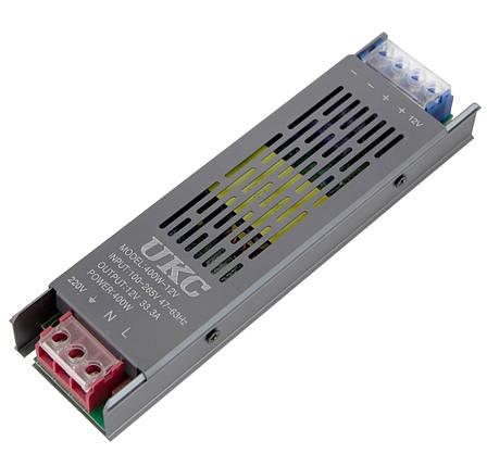 Блок живлення UKC 400W-12V 33.3A (металевий) (9521), фото 1