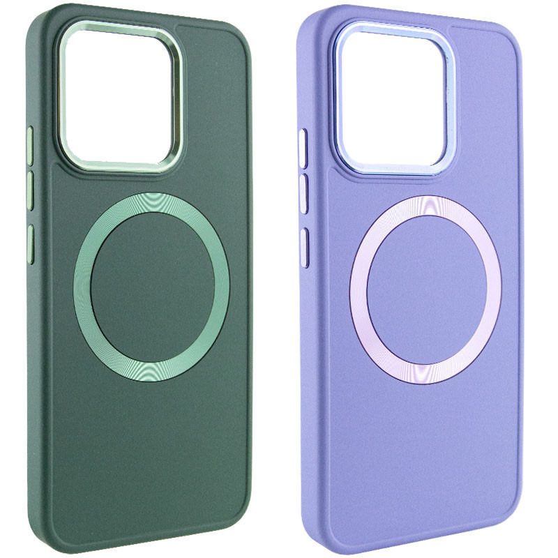 TPU чохол Bonbon Metal Style with MagSafe для Xiaomi Redmi Note 13 Pro 4G / Poco M6 Pro 4G /Note 14S