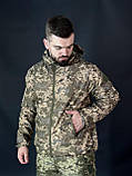 Куртка мембранна Aviator ММ-14 піксель тонка ветровка-штурмовка з водовідштовхувальним ефектом ТМ, фото 3