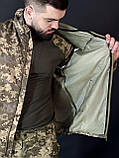 Куртка мембранна Aviator ММ-14 піксель тонка ветровка-штурмовка з водовідштовхувальним ефектом ТМ, фото 8