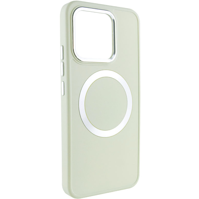 TPU чохол Bonbon Metal Style with MagSafe для Xiaomi 14 Pro Білий / White