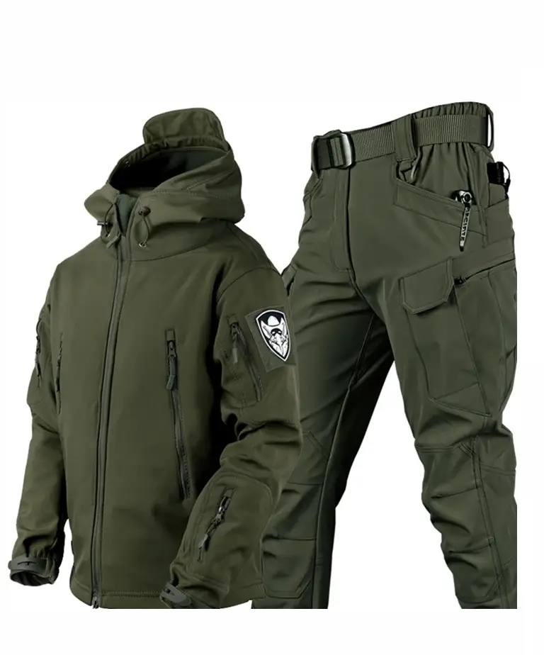 Костюм софтшел Gwild Олива Soft Shell на флісі, фото 1