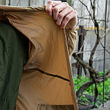 Куртка водонепроникна Pave Huwk тонка літня ветровка колір Койот ТМ, фото 7