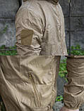 Куртка водонепроникна Pave Huwk тонка літня ветровка колір Койот ТМ, фото 8