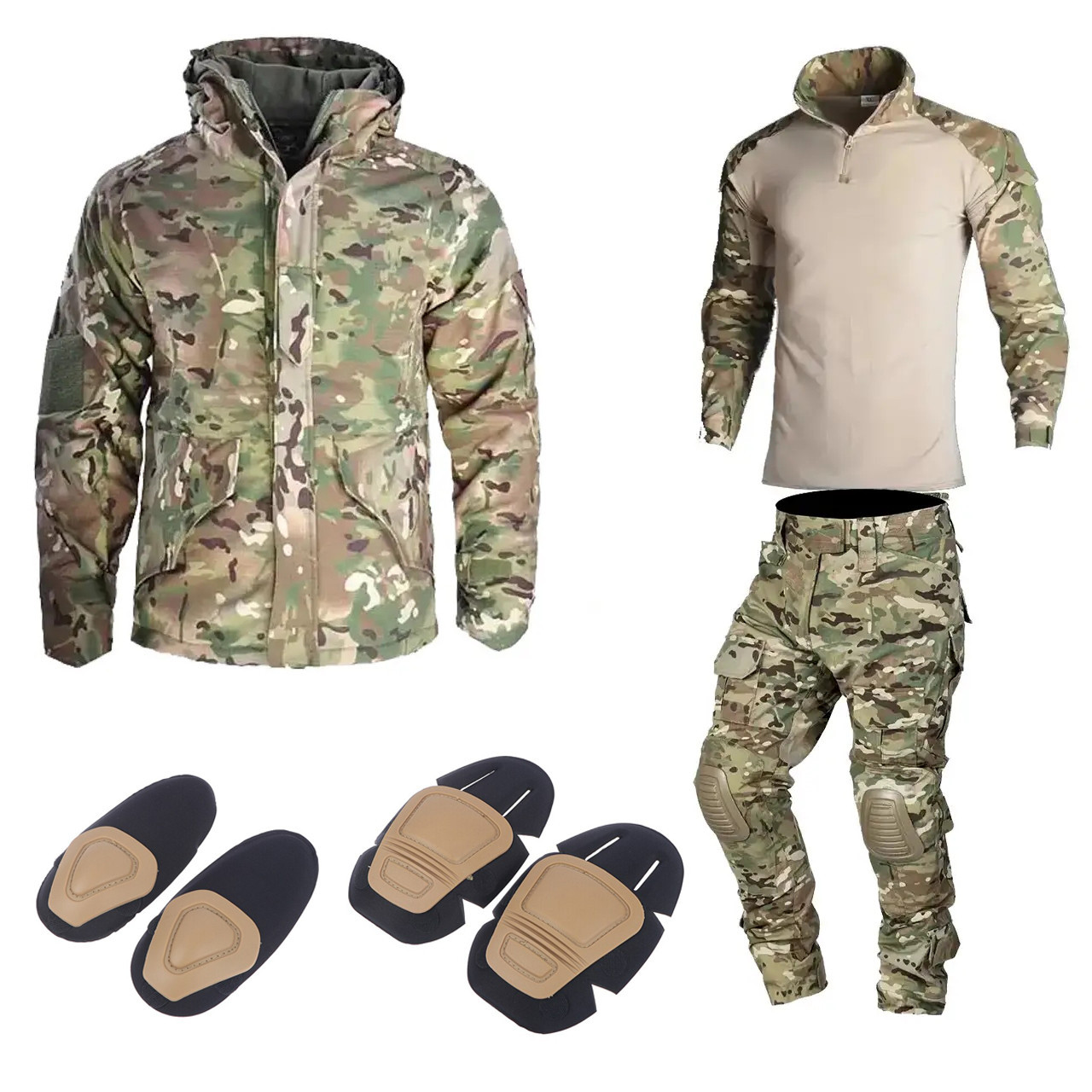 Комплект форми Han Wild G8 мультикам куртка + штани + убакс ТМ, фото 1