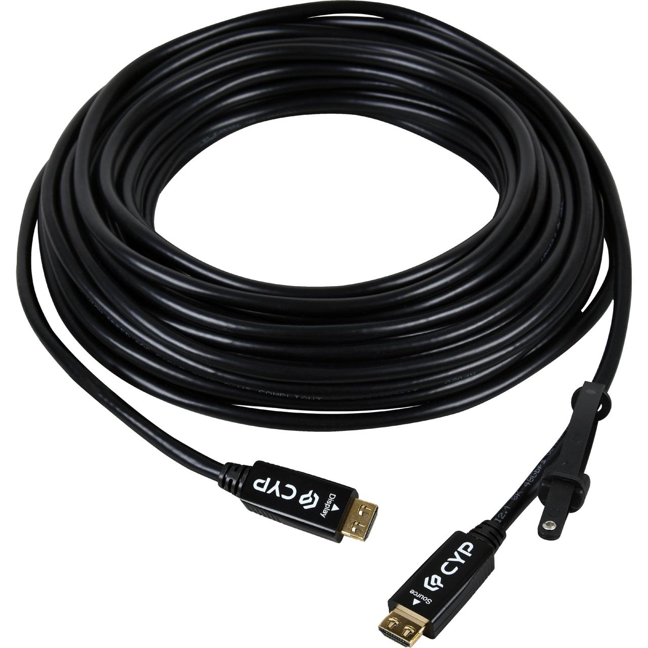 Cypress Кабель HDMI, CBL-FH510-015, Активний Оптичний, 8K, 15M, Чорний