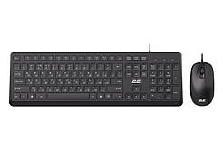 2E Комплект клавіатура та миша MK405 USB-A, EN/UK, чорний