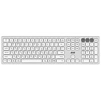 2E Клавіатура ножична KS270 105key, WL/BT, EN/UK, сріблясто-білий