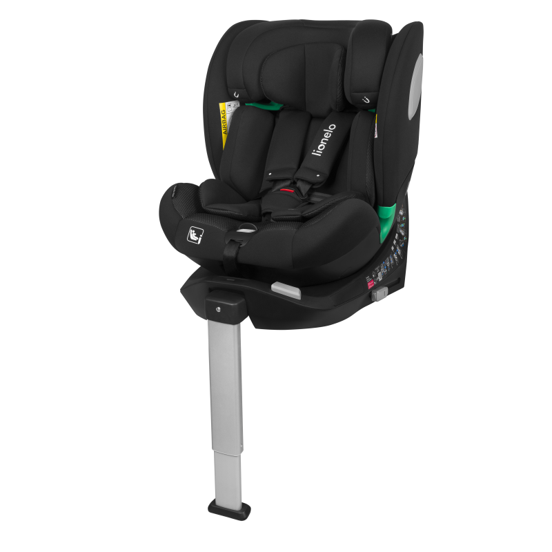 Дитяче автокрісло Lionelo BRAAM AIR I-SIZE BLACK CARBON, фото 1