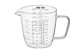 ARDESTO Мірний стакан, 0.5 мл, боросилікатне скло, прозорий