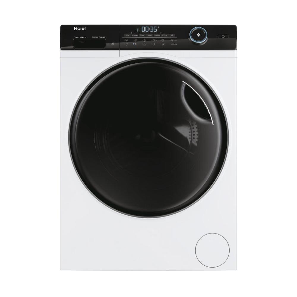 Haier Прально-сушильна машина фронтальна, 9(6)кг, 1400, A, 60см, дисплей, пара, інвертор, люк чорний, прямий, фото 1