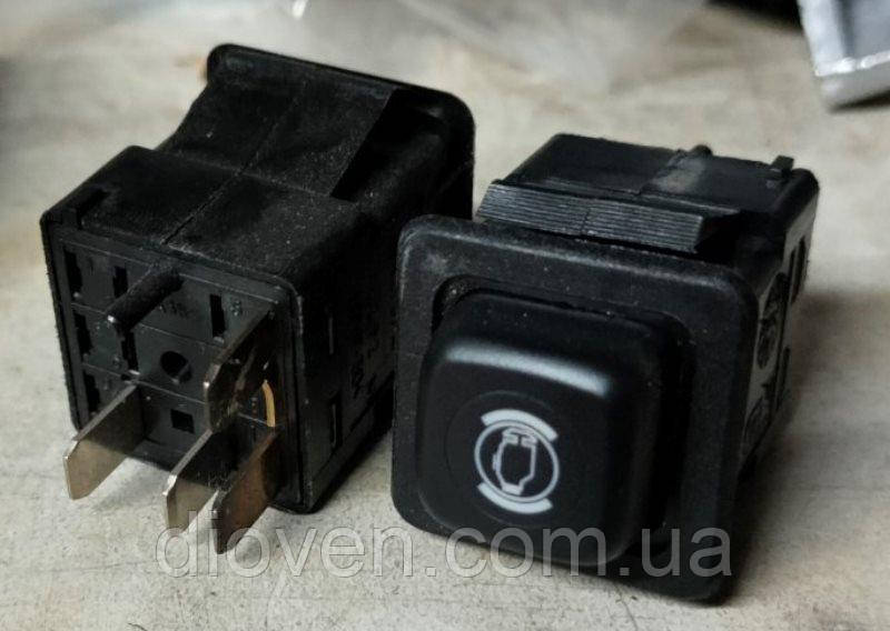 Клавіша Перемикач (кнопка корот. Ввімкнення лебідки) КамАЗ, МАЗ КРАЗ (Арт. 3842.3710-02.74)