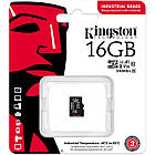 Карта пам`ятi MicroSDHC 16GB UHS-I/U3 Class 10 Kingston Industrial (SDCIT2/16GBSP), фото 4