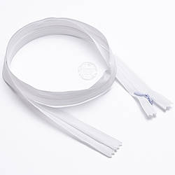 Потайна блискавка білого кольору, довжина 100 см