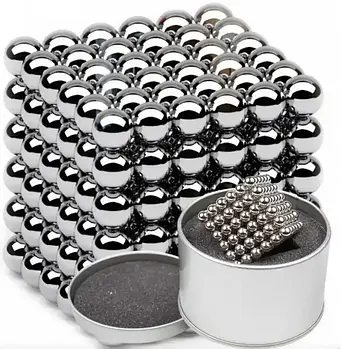 Конструктор-головоломка Neo Cub Silver, 216 магнітних куль, інтерактивний магнітний конструктор Лучшая цена