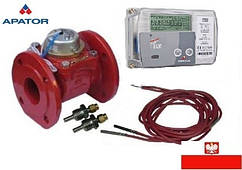 Лічильник тепла (теплочика, тепломір) Apator LQM-III-FAUN 200 DN-200 механічний промисловий