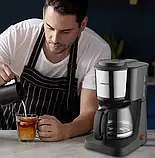Кавоварка електрична SOKANY парового типу 650W SK-125 SV227, фото 7