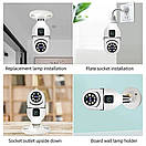 IP Wi-Fi камера UKC SQ02 2 незалежні об'єктиви 3MPx+3MPx (v380 APP), фото 3