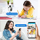 IP Wi-Fi камера UKC SQ02 2 незалежні об'єктиви 3MPx+3MPx (v380 APP), фото 8